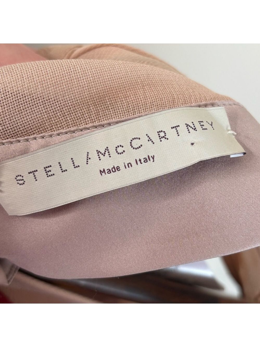 Stella McCartney Silk Blouse Sheer Ribbon Detail - Picture 3 of 9